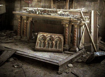 View of the altar, Chapel of Works, Cathedrale Saint-Gervais-et-Saint-Protais, Soissons, Aisne, France by Fernand Cuville